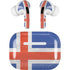 Iceland Flag Distressed AirPods Skins