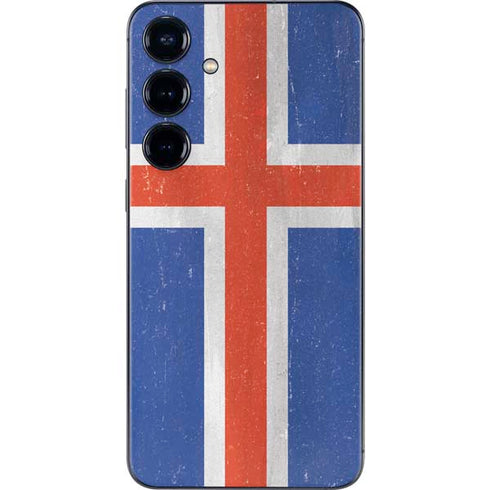 Iceland Flag Distressed Galaxy A16 5G Skin