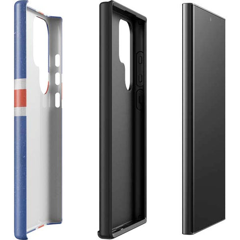 Iceland Flag Distressed Galaxy S23 Ultra Pro Case