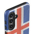 Iceland Flag Distressed Galaxy S25 Impact Case