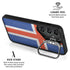 Iceland Flag Distressed Galaxy S25 Kickstand Case