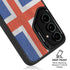 Iceland Flag Distressed Galaxy S25 Kickstand Case