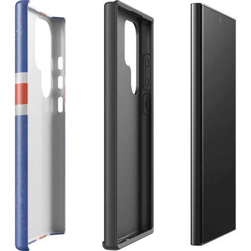 Iceland Flag Distressed Galaxy S25 Ultra Impact Case