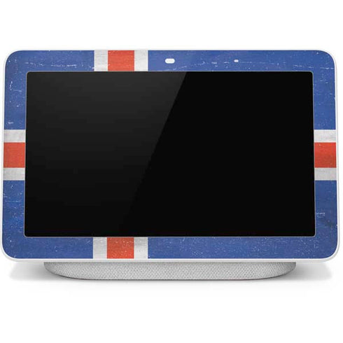 Iceland Flag Distressed Google Home Hub Skin