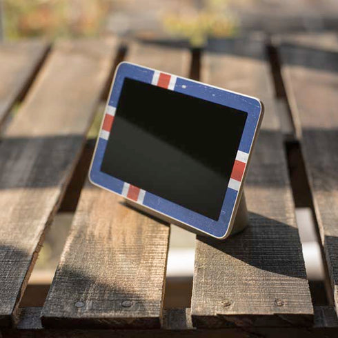Iceland Flag Distressed Google Home Hub Skin