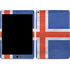 Iceland Flag Distressed iPad Skins