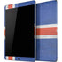 Iceland Flag Distressed iPad Skins