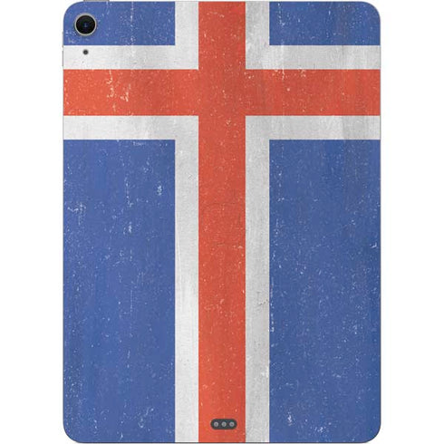 Iceland Flag Distressed Apple iPad Air Skin