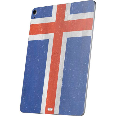 Iceland Flag Distressed Apple iPad Air Skin