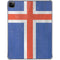 Iceland Flag Distressed iPad Pro 11in (2024) Clear Case
