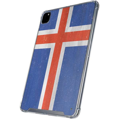 Iceland Flag Distressed iPad Cases