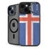 Iceland Flag Distressed iPhone 15 Kickstand Case