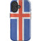 Iceland Flag Distressed iPhone 16 Impact Case