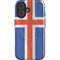 Iceland Flag Distressed iPhone 16 Magsafe Impact Case