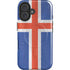 Iceland Flag Distressed iPhone 16 Magsafe Impact Case