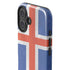 Iceland Flag Distressed iPhone 16 Plus Impact Case