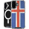 Iceland Flag Distressed iPhone 16 Plus MagSafe Case