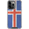 Iceland Flag Distressed iPhone 16 Pro Clear Case
