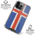 Iceland Flag Distressed iPhone 16 Pro Max Clear Case