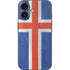 Iceland Flag Distressed iPhone 16 Skin