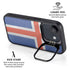 Iceland Flag Distressed iPhone 16e Kickstand Case