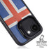 Iceland Flag Distressed iPhone 16e Kickstand Case