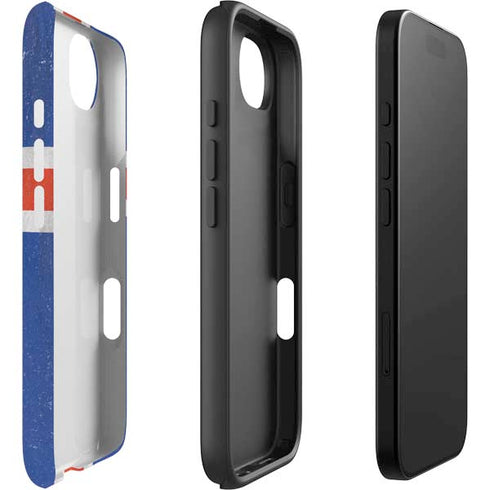 Iceland Flag Distressed iPhone 16e Impact Case