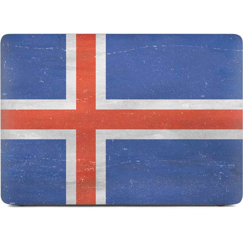 Iceland Flag Distressed Apple MacBook Pro 16-inch Skin