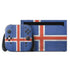 Iceland Flag Distressed Nintendo Skins