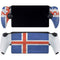 Iceland Flag Distressed PlayStation Portal Remote Player Skin