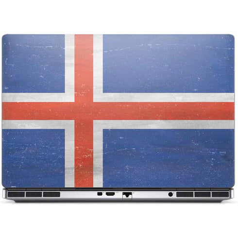 Iceland Flag Distressed Dell Precision Skin