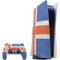 Iceland Flag Distressed PlayStation PS5 Skins