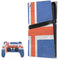 Iceland Flag Distressed PS5 Pro Bundle Skin