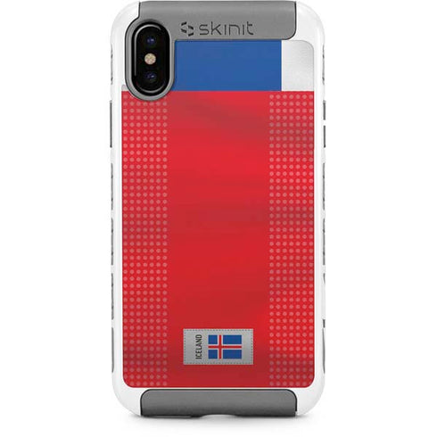 Iceland Soccer Flag iPhone X/XS Cargo Case