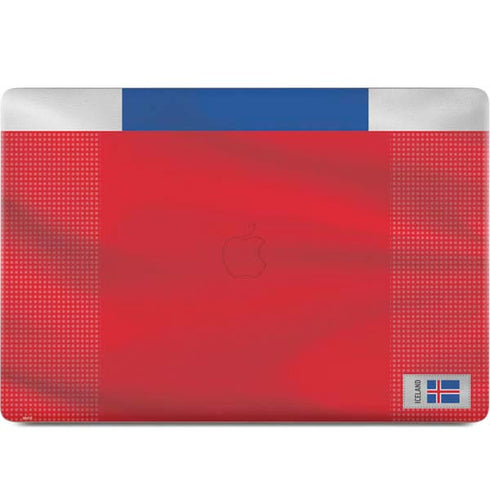 Iceland Soccer Flag MacBook Skins