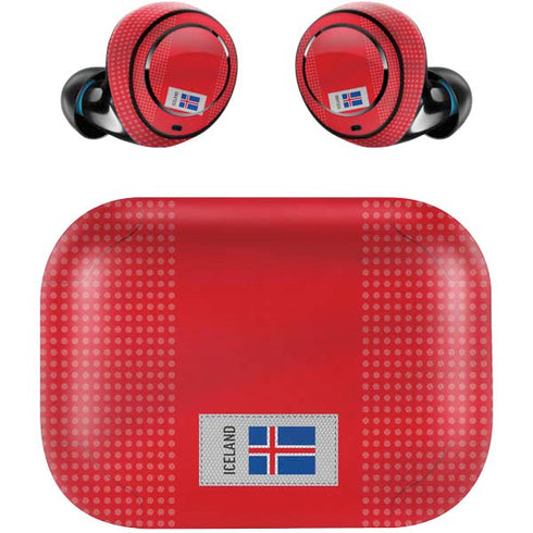 Iceland Soccer Flag Amazon Echo Buds Skin