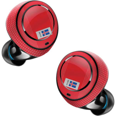 Iceland Soccer Flag Amazon Echo Buds Skin