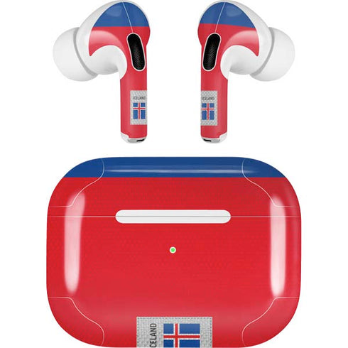 Iceland Soccer Flag AirPods Skins