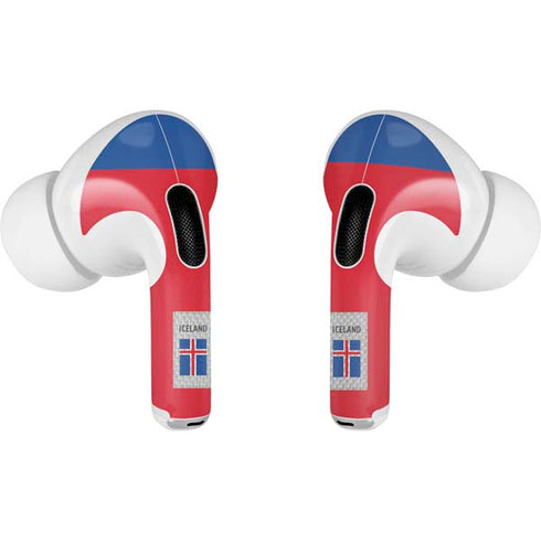 Iceland Soccer Flag AirPods Skins