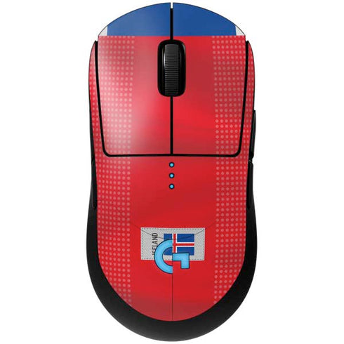 Iceland Soccer Flag G Pro Wireless Gaming Mouse Skin