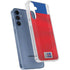 Iceland Soccer Flag Galaxy A55 5G Clear Case