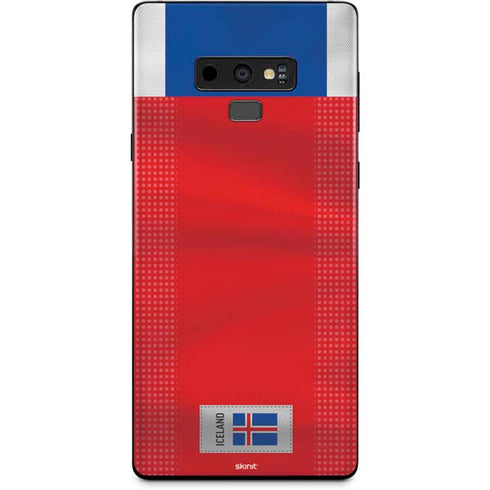 Iceland Soccer Flag Galaxy Note 9 Skin