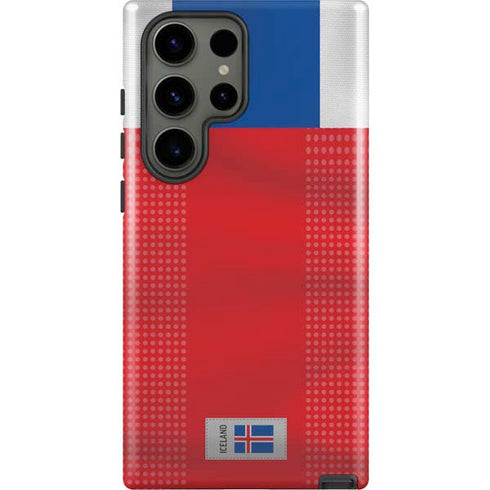 Iceland Soccer Flag Galaxy S23 Ultra Pro Case