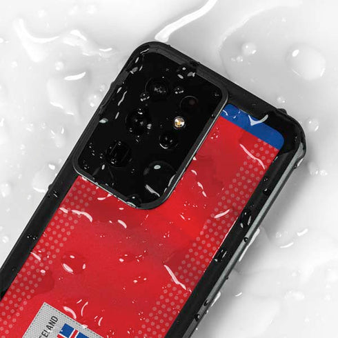 Iceland Soccer Flag Galaxy S24 Ultra Waterproof Case
