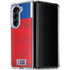 Iceland Soccer Flag Galaxy Z Fold5 5G Clear Case