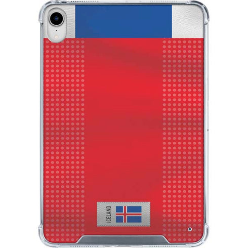 Iceland Soccer Flag iPad 11th Gen (2025) Clear Case