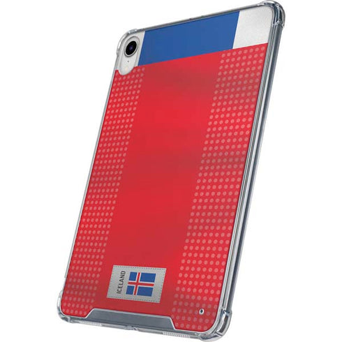 Iceland Soccer Flag iPad 11th Gen (2025) Clear Case