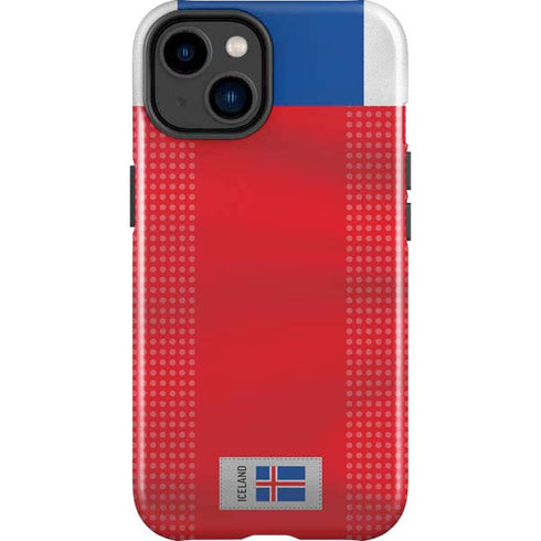 Iceland Soccer Flag iPhone 15 Impact Case