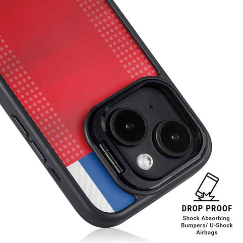 Iceland Soccer Flag iPhone 15 Plus Kickstand Case