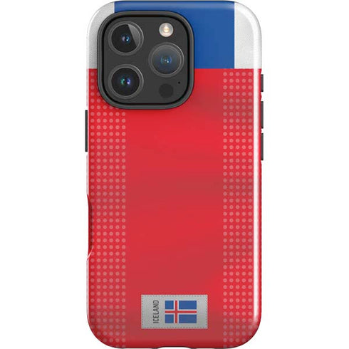 Iceland Soccer Flag iPhone 16 Pro Impact Case